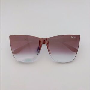 Come Thru mirrored two tone sunglasses